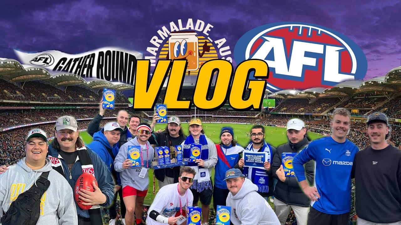 AFL GATHER ROUND 2023 | 9 GAMES IN 4 DAYS  [MARMALADE VLOG]