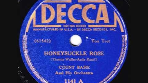 Count Basie & His Orchestra - Honeysuckle Rose - 1937
