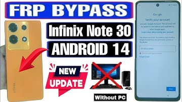 Infinix Note 30 Frp Bypass Android 14 | Note 30 Unlock Google Account | Latest Update (Easy Method)