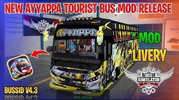 New Zedastra Tourist Bud Mod | Bus Simulator Indonesia | Ayyappa Tourist Bus Livery In Bussid