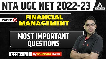 UGC NET | Most Important Questions | Financial Management Paper 2