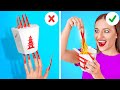 LONG NAIL PROBLEMS AND FUNNY SITUATIONS || Relatable Girly Situations by 123 GO! GOLD