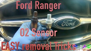 Ford Ranger - Oxygen Sensor EASY removal tricks - downstream/upstream