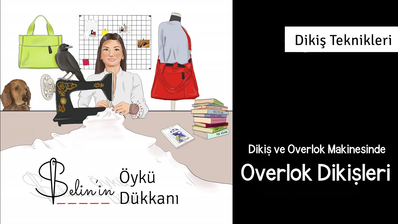 DİKİŞ VE OVERLOK MAKİNESİNDE OVERLOK DİKİŞLERİ
