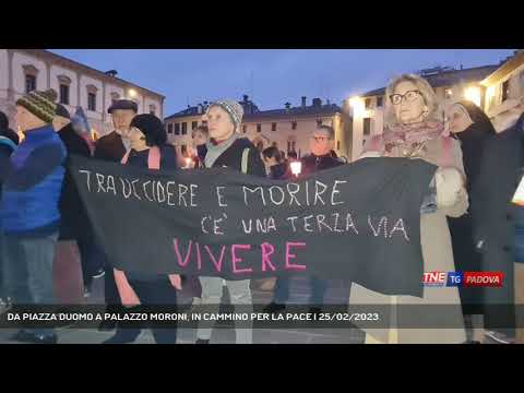 DA PIAZZA DUOMO A PALAZZO MORONI, IN CAMMINO PER LA PACE | 25/02/2023