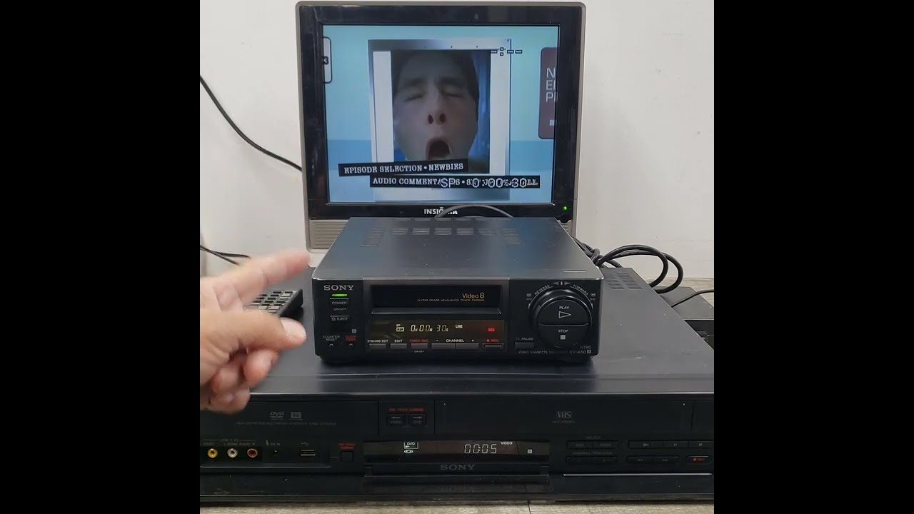 Sony EV-A50 Video8 Recorder/Player with Remote Demo - YouTube