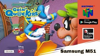 Donald Duck: Goin' Quackers N64 emulator test (sd730G) Samsung m51|GameroooYT| screenshot 5