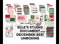 Elle's Studio - Document December 2021 Unboxing!