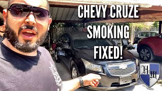 CHEVY CRUZE SMOKING FIXED! 20112015 CHEVROLET CRUZE VALVE COVER GASKET REPLACEMENT  OIL LEAK FIXED