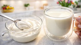 NIKO NE ZNA OVAJ PROBIOTSKI TRIK! Tradicionalni grčki i tečni jogurt (2 u 1 brzi recept)