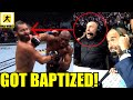 MMA Community Reacts to Jorge Masvidal getting KNOCKED OUT for the 1st time by Kamaru Usman,UFC 261