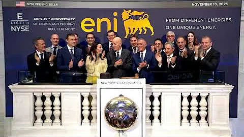 Eni (NYSE: E) Rings The Opening Bell®