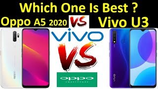Vivo U3 Vs Oppo A5 2020 || Full Comparison || By Mobile Comparison Master