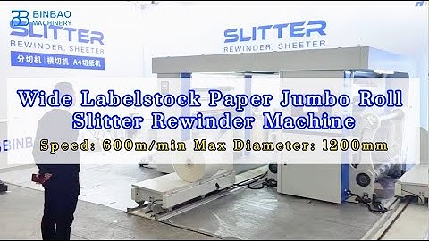 SLD pro Adhesive Label Slitting Rewinding Machine With China Automatic Knife Positioning System