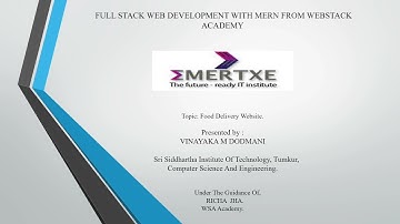Presentation and Demo on Food Ordering Application Using MERN stack.