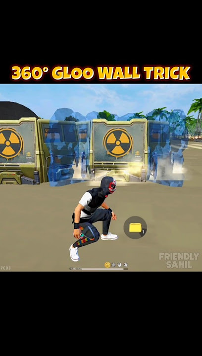 180° GLOO WALL TRICK✅ || #freefiremax #garenaff #ffviral
