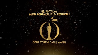 59 Antalya Altın Portakal Film Festivali Ödül Töreni