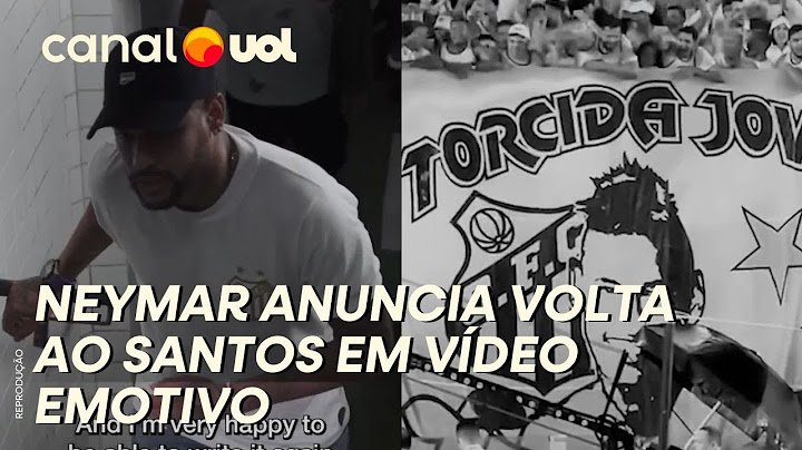 NEYMAR ANUNCIA VOLTA AO SANTOS EM VÍDEO EMOTIVO: ‘PODE ME PROPORCIONAR O AMOR QUE PRECISO’; VEJA
