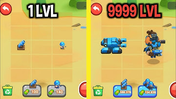 MAX LEVEL in Merge Army: World War Game New Update