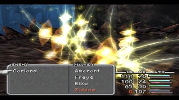 FF IX: No healing / Low level. Silver dragon, Garland, Kuja.