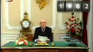 Gustáv Husák - Novoroční projevy 1976 - 1989 - unikátní a zábavný sestřih.