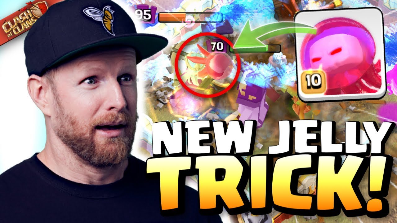 Angry Jelly QUEEN TRICK wipes out this WHOLE TH16 BASE Clash of Clans