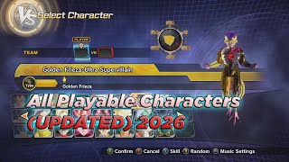 Dragon Ball Xenoverse 2 All Playable Characters (ALL DLC) (UPDATED)