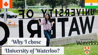 Why I chose University of Waterloo? | Tips to choose best institution in Canada.   #canada#uwaterloo