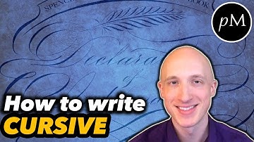 Why you should learn Cursive Handwriting | Spencerian Script, How to Write Cursive Letters