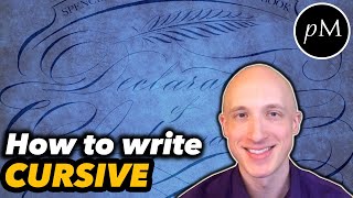 Why you should learn Cursive Handwriting | Spencerian Script, How to Write Cursive Letters