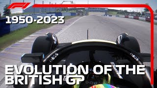 Evolution Of The British Gp F1 1950 - 2023