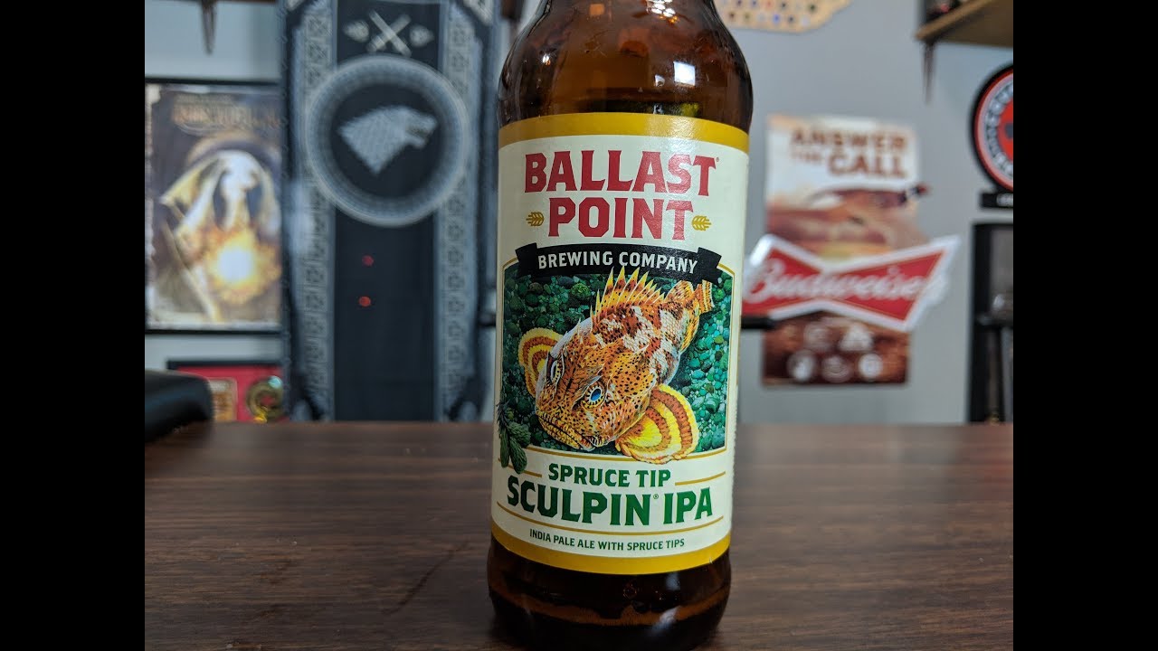 Ballast Point Spruce Tip Sculpin IPA Review! YouTube