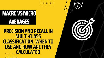 Macro vs micro averages Explained for multi-class Classification | Machine Learning
