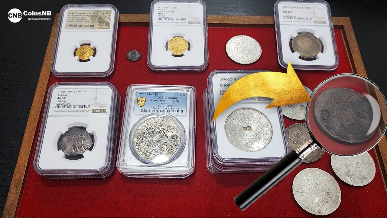 UN IMPRESIONANTE 8 REALES Y OTRAS MONEDAS EN CNB