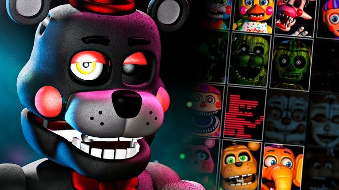 TODOS OS ANIMATRÔNICOS REVELADOS? A CUSTOM NIGHT DE FIVE NIGHTS AT FREDDY'S  6! 