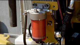 How to Change the Fuel Filter on a Cat® Mini Excavator (38 Ton)