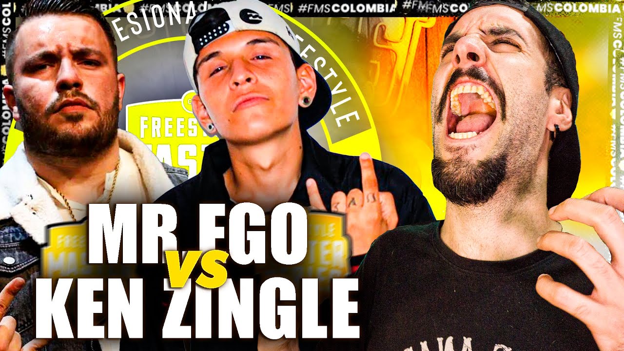 GORDO vs ESPAÑOL La Batalla 🎬 MR EGO vs KEN ZINGLE FMS Colombia