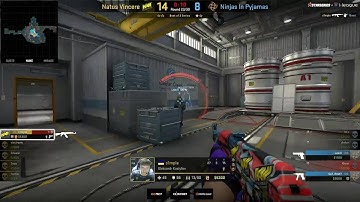 s1mple ace with 1v3 clutch vs. NIP | STARSERIES I-LEAGUE SEASON 7