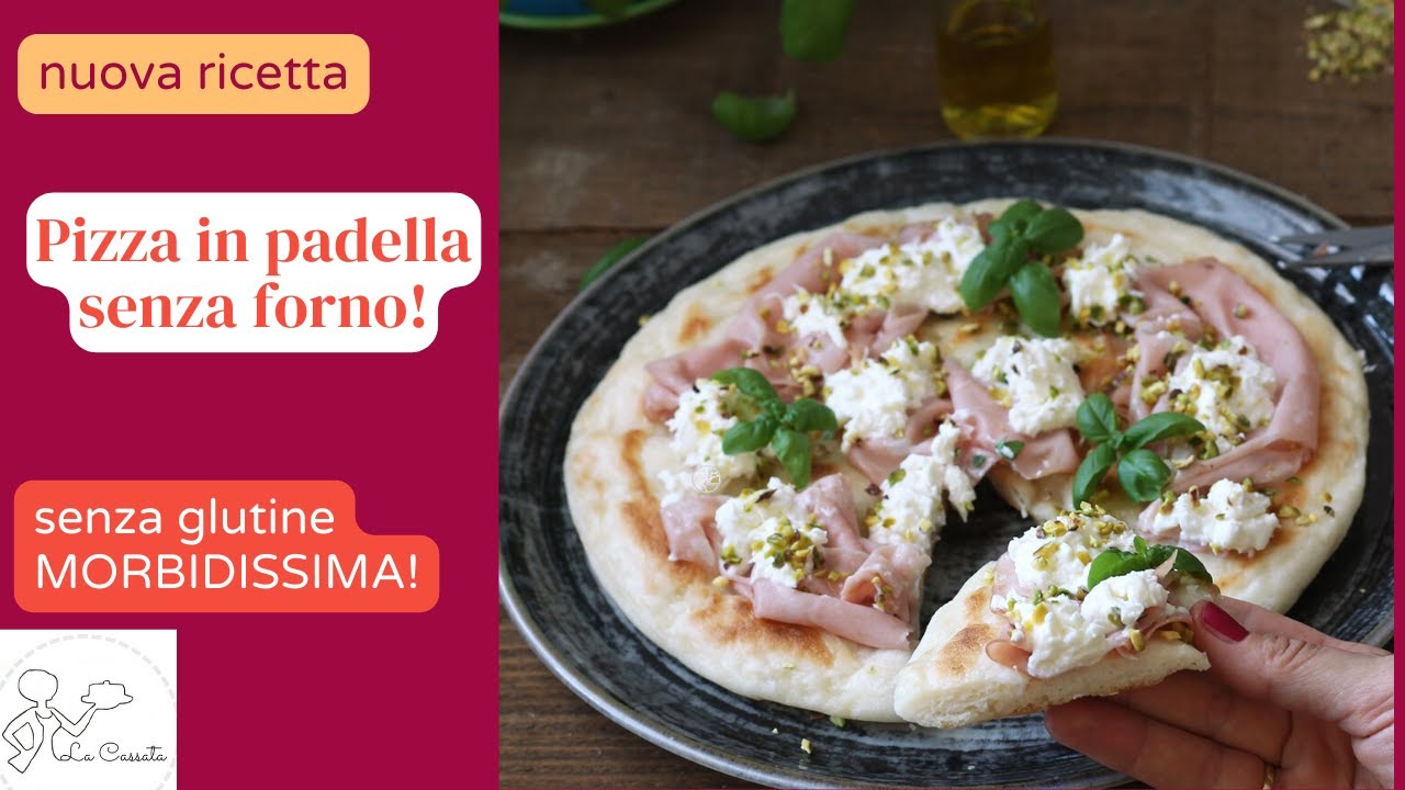 Pizza in padella senza glutine, morbidissima