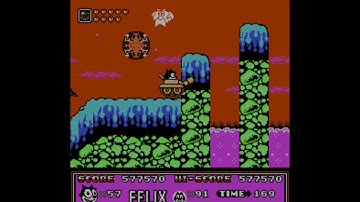 Felix the cat: round 9 -final- (NES gameplay)