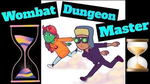 Wombat Dungeon Master - The Best Running Times For You Individually (English)