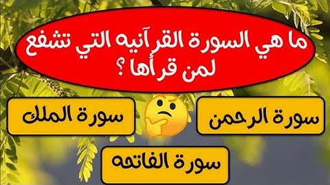اسئلة مفيدة وأجوبتها عن القرآن الكريم !! أختبر مدى معرفتك بكتاب الله