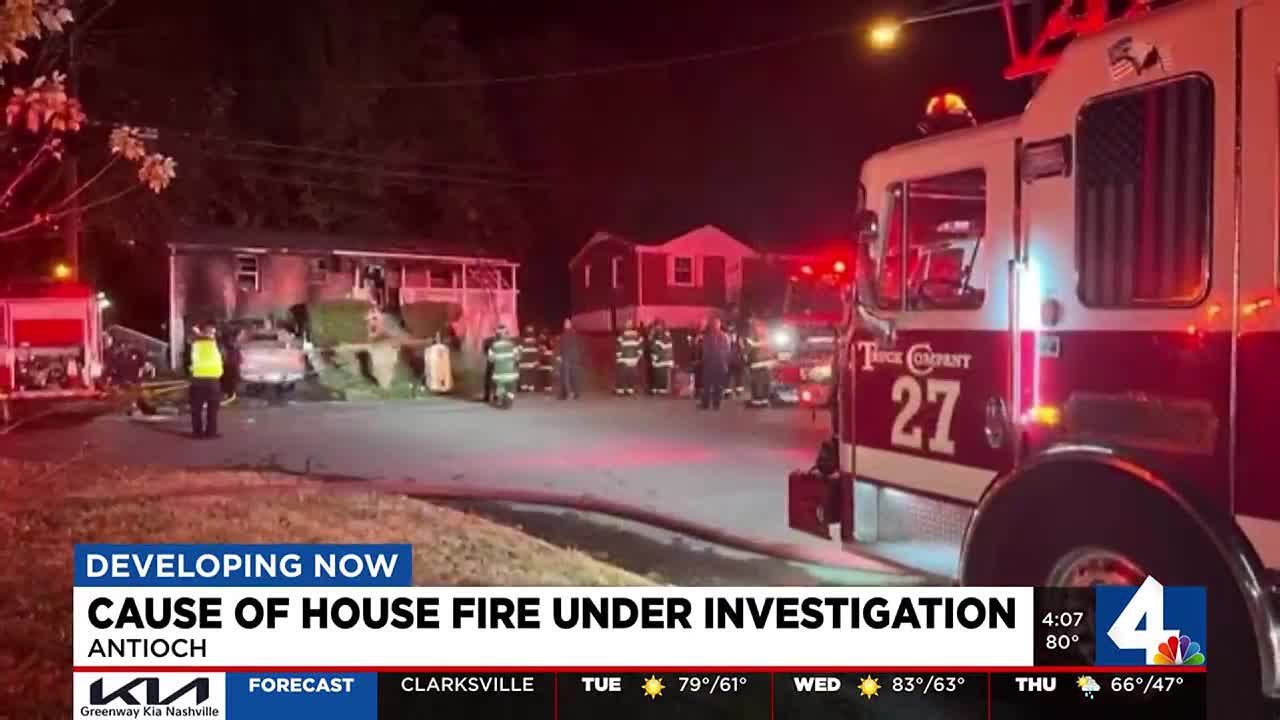 Cause of house fire under investigation in Antioch - YouTube