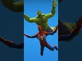 Spiderman saves hulk in pain part 2 spiderman gta5 shorts