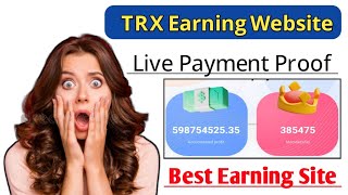 Trxofficial earning website  Best Earning Site  Online Income Bd  Live Payment Proof