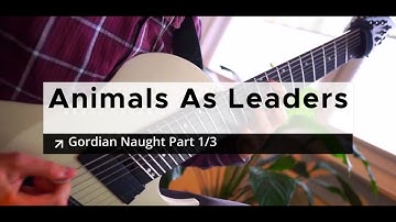 Tutorial #17 with TABS Animals As Leaders - Gordian Naught - Part 1/3 - Tosin Abasi