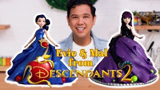 Descendants 2 Cake Compilation - Evie & Mal by Koalipops 518 views 9 months ago 4 minutes, 16 seconds