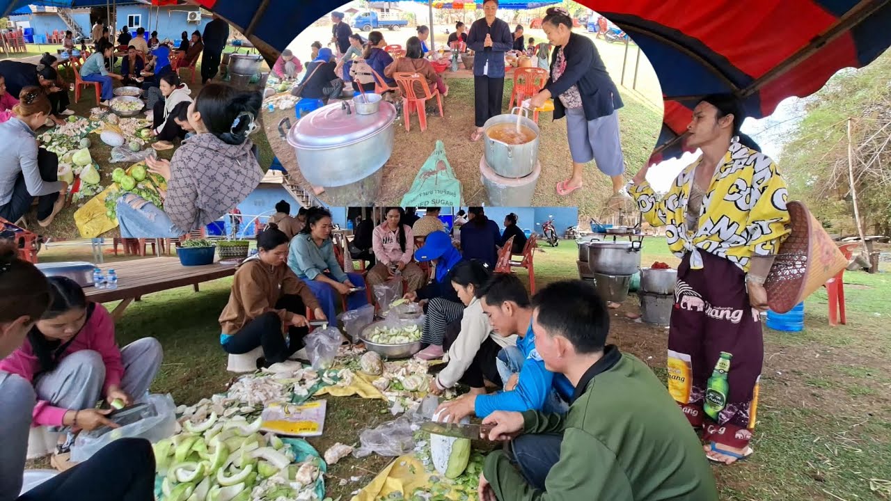 บ่าวเอื้อบ่าวน้ำ มาช่วยงานแต่งเจ้สี 