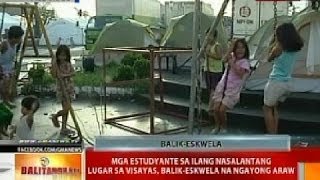 BT: Mga estudyante sa ilang nasalantang lugar sa Visayas, balik-eskwela na ngayong araw