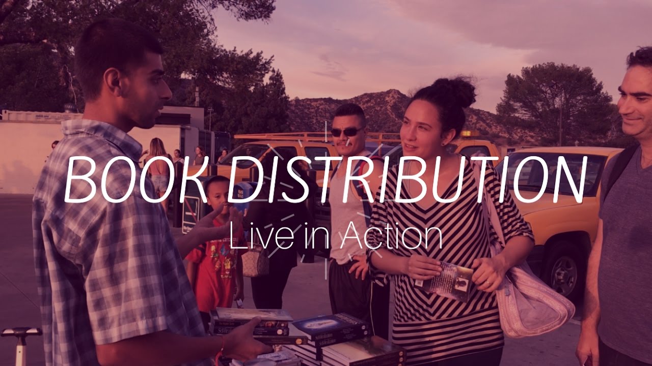 Jaya Chaitanya Das - Book Distribution in LA (Live In Action)